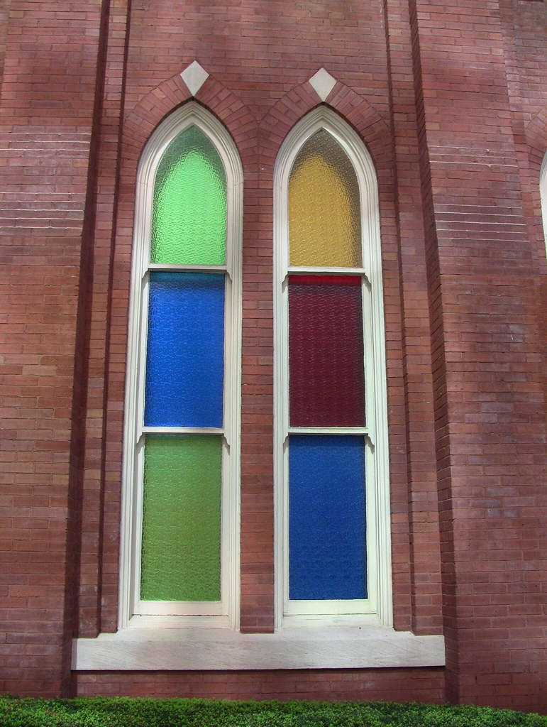 Ryman Auditorium, Nashville, TN. Side stained glass window… Flickr
