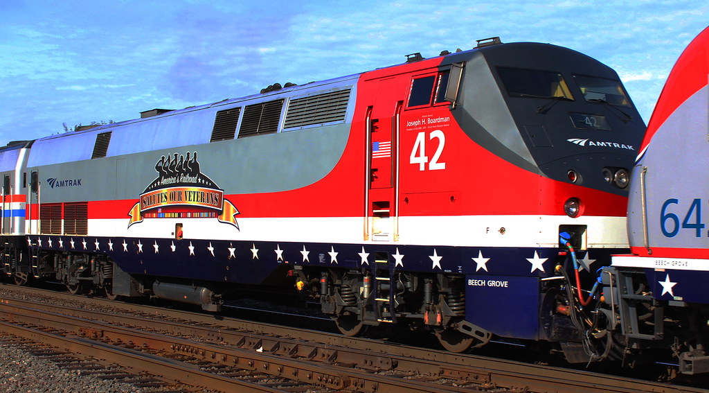 Amtrak "Veterans" P42DC 42 Roster shot of the Amtrak P42D… Flickr