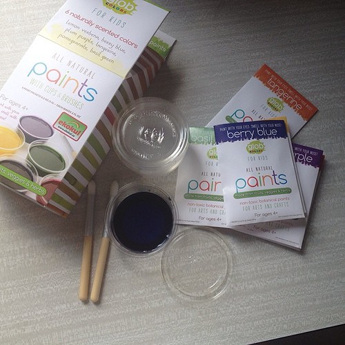 Painting with nontoxic watercolors from Glob Colors. With… Flickr