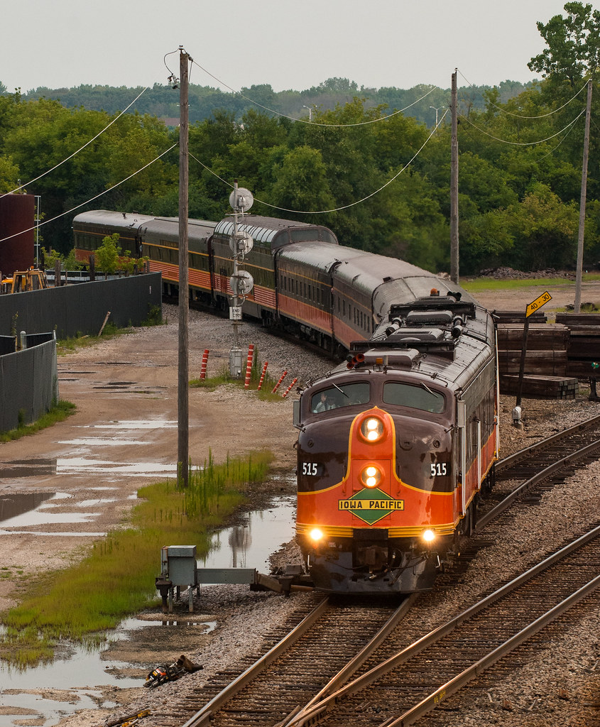 Iowa Pacific Iowa Pacific charter train rolling off the Fo… Flickr