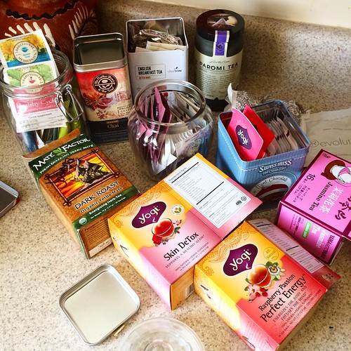 Organized my new teas into my tins. I Love ️ tea time!! … Flickr