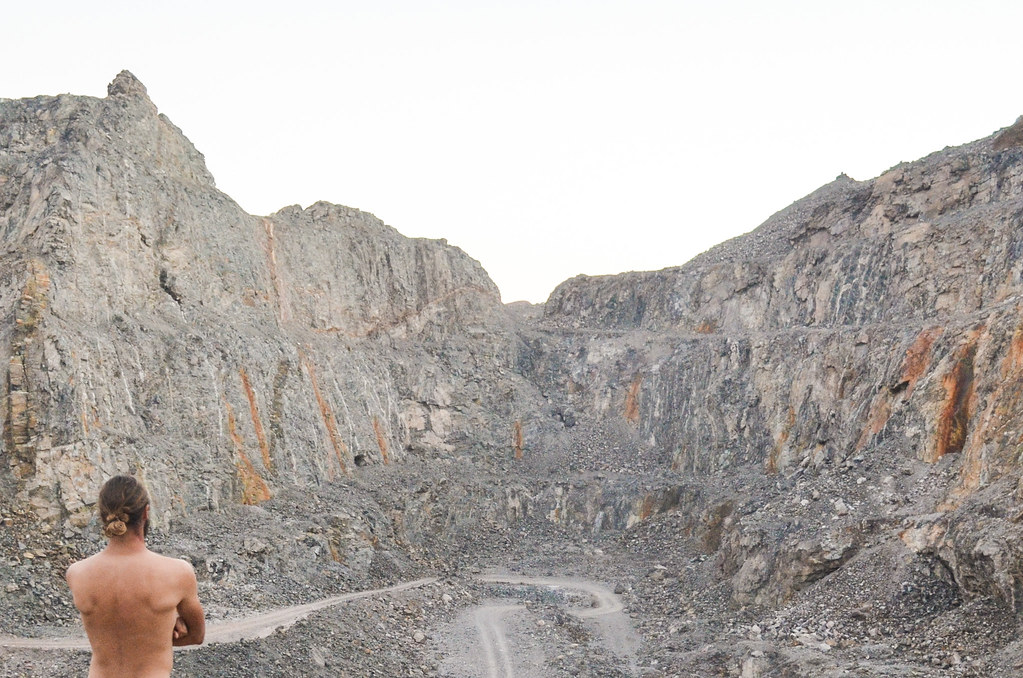 A swim in the green lake of the Brandberg West Mine Flickr