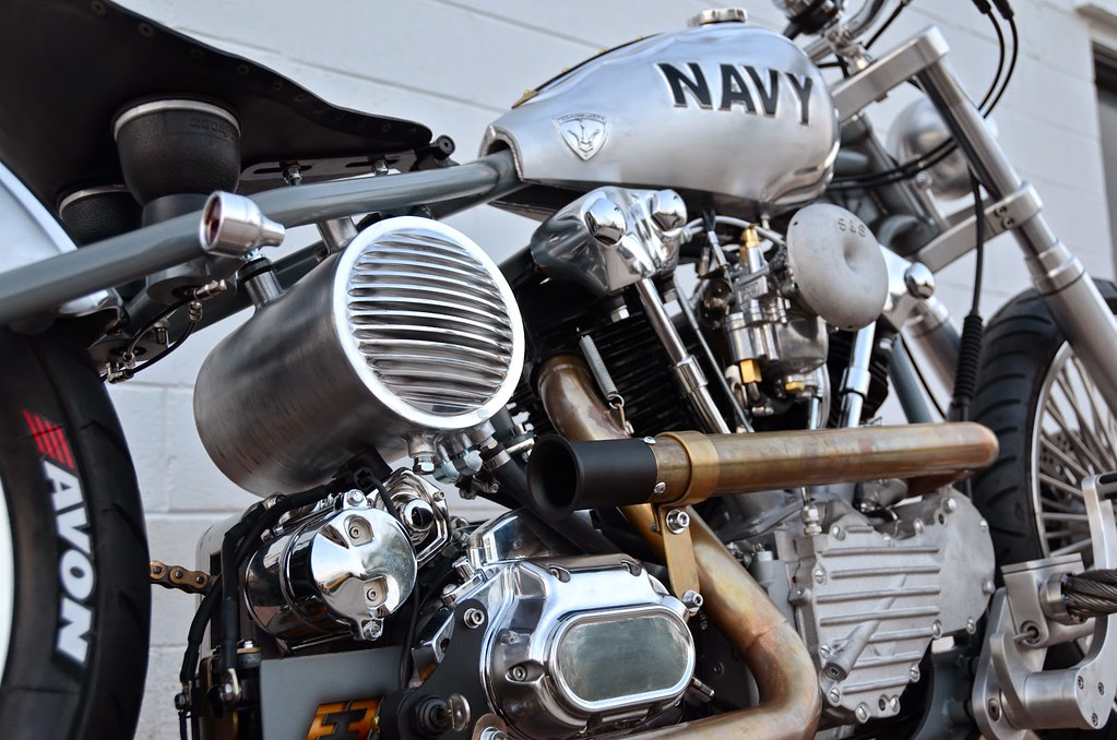 Brass Balls Cycles 'Navy' goo.gl/H9rYkS Goodhal Garage Flickr