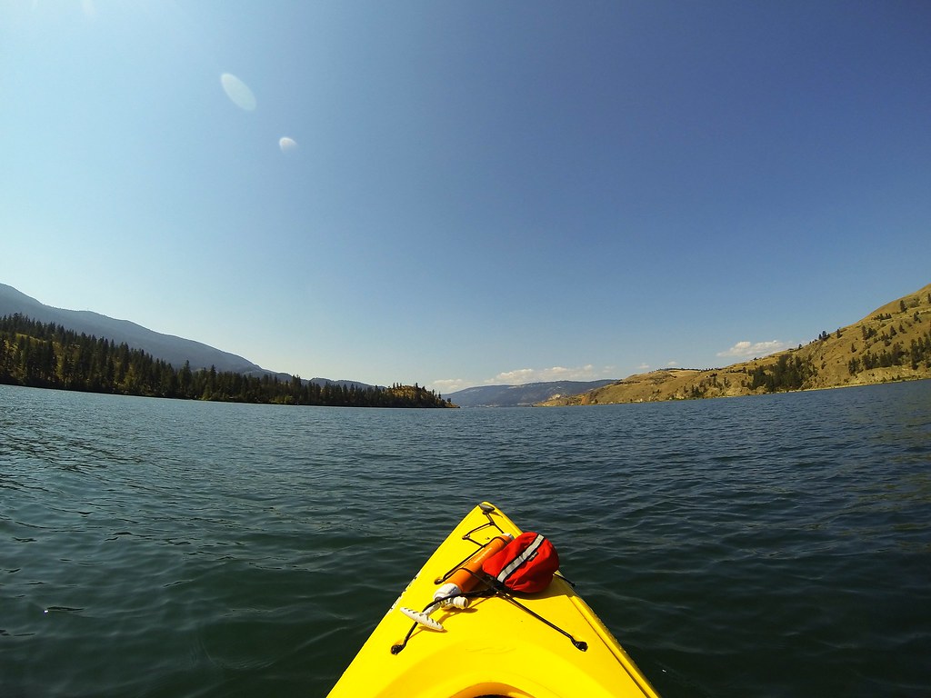 Kayaking on Kalamalka Lake Kal Lake, Vernon BC Scott Schiller Flickr