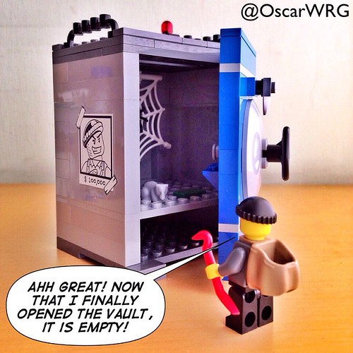 LEGOcity CoinBank 40110 LEGO Bank Vault BankVault Flickr
