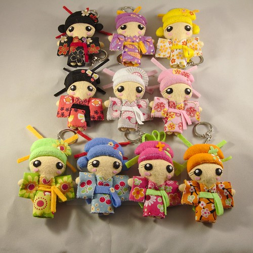 Keychain / Doll / Geisha / Kokeshi / Kawaii / Japan Flickr