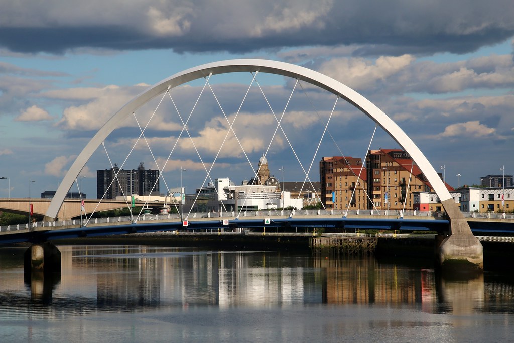 Clyde Arc bridge, Glasgow, Scotland Buy this photo on Gett… Flickr
