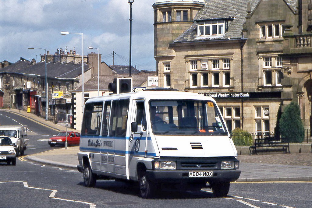 Hyndburn DialaRide M604NOX. Great Harwood, 1998. Flickr