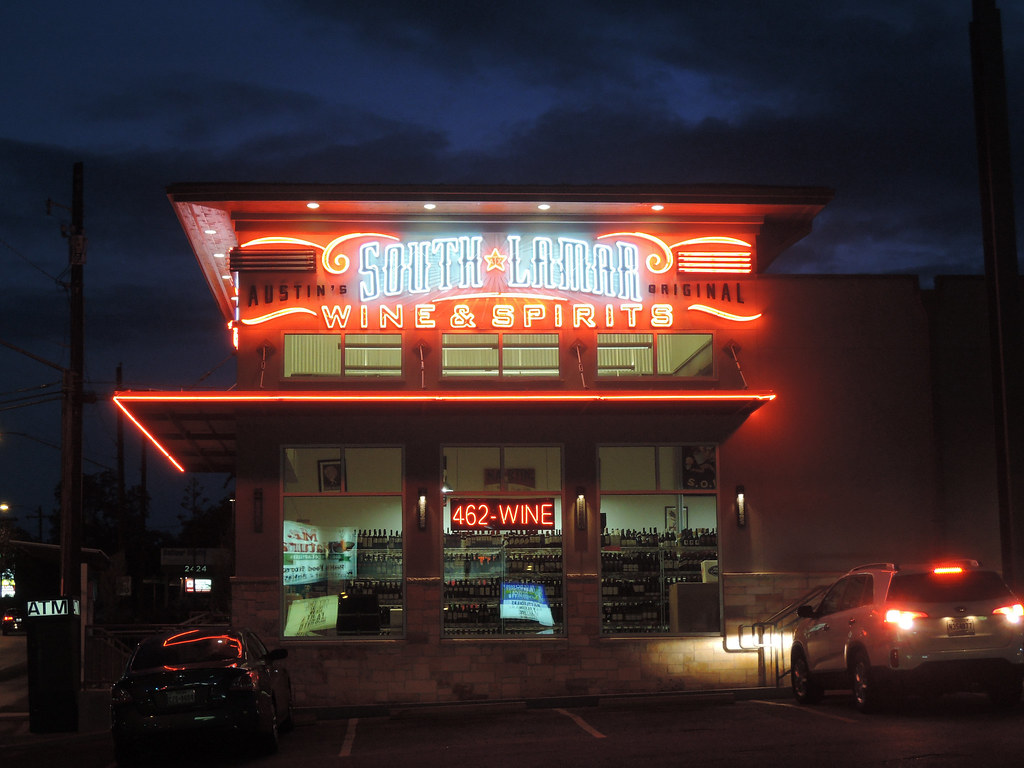 South Lamar Wine and spirits. pianoforte109 Flickr