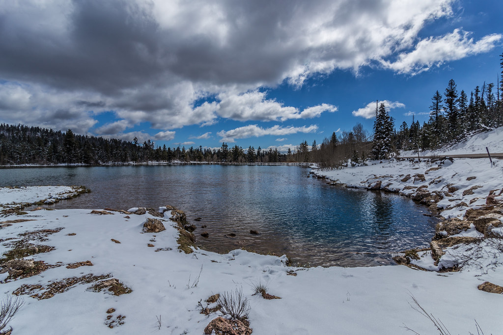 Cold morning at the Lake Sunrise at Duck Lake, Utah Flickr
