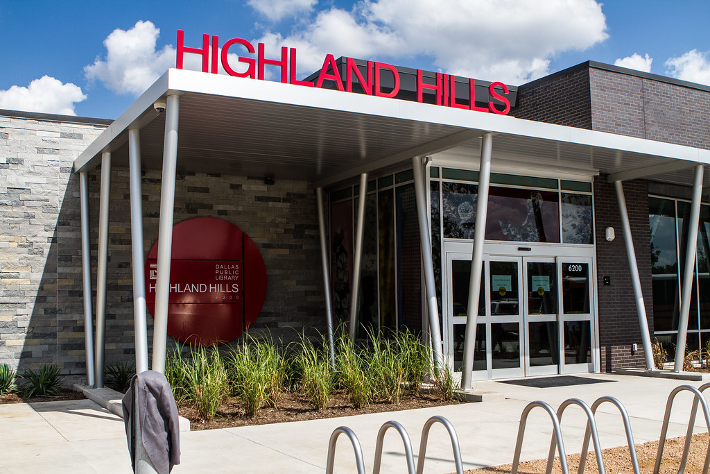 J.N. Ervin students at NEW Highland Hills Public Library Opening
