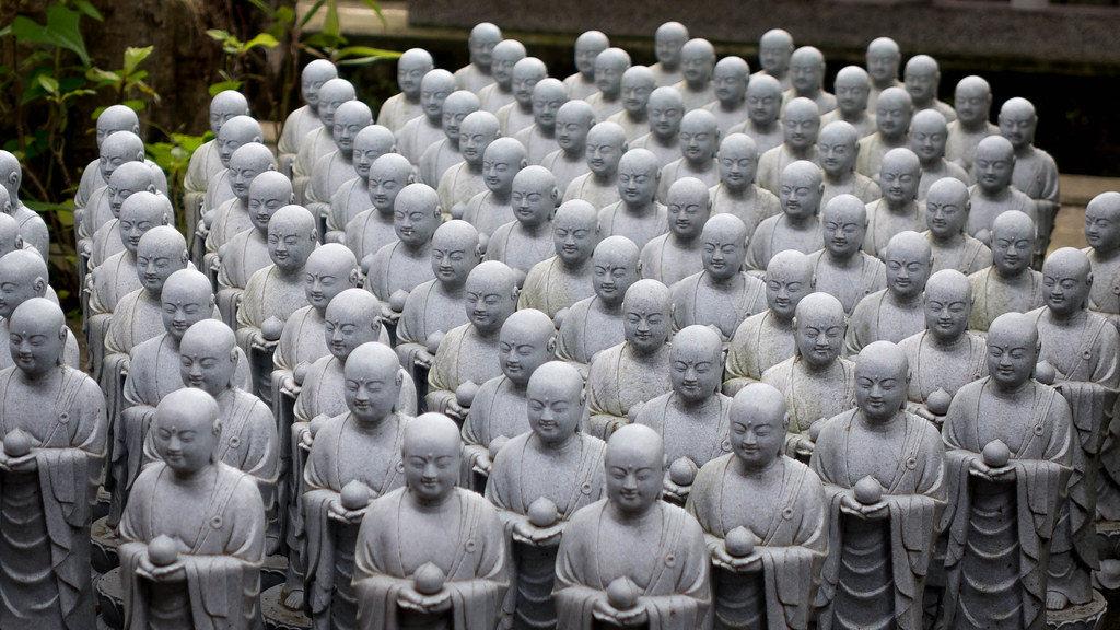 Jizō statues, Hasedera Temple, Kamakura, Japan These stat… Flickr