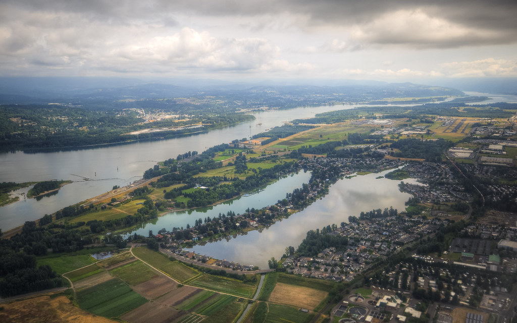 Oregon and Washington The view along the Columbia River, h… Flickr