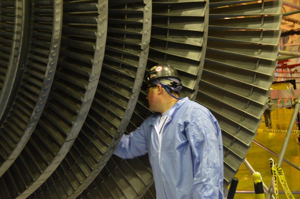 Turbine rotor cleaning at Millstone The low pressure turbi… Flickr