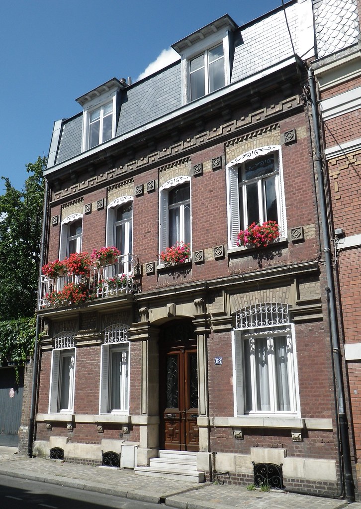 Amiens Rue Dufour Maison Maisons et immeubles divers dan… Flickr