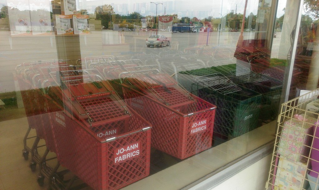 JoAnn Fabrics Southport Center Mason City, Iowa Shopping Carts
