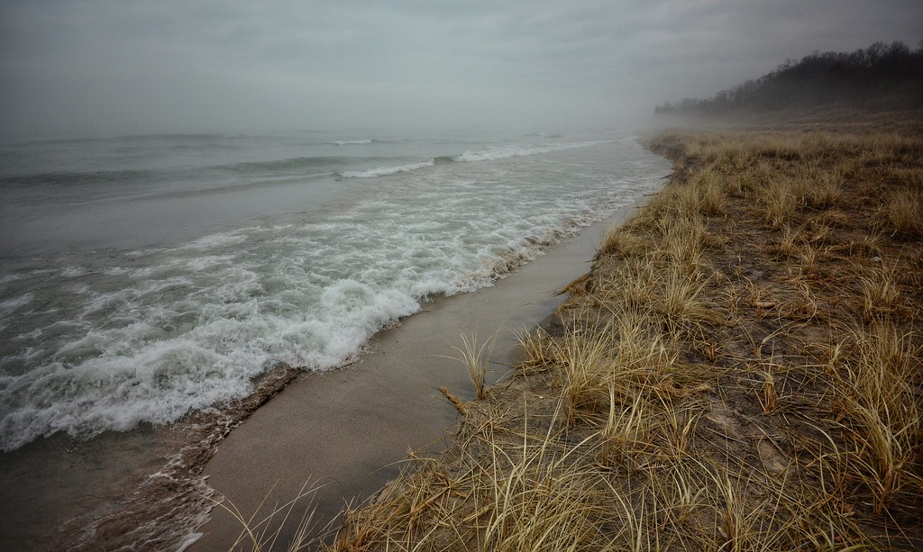 Beach Erosion The higher water levels on Lake Michigan hav… Flickr