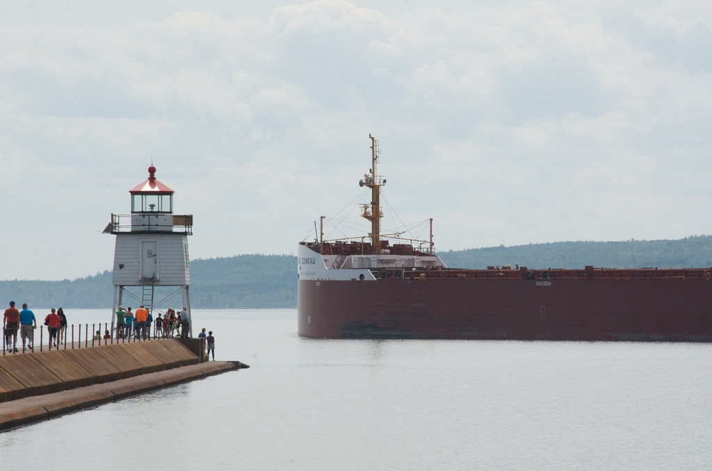MV Baie Comeau departs Two Harbors On our way back through… Flickr