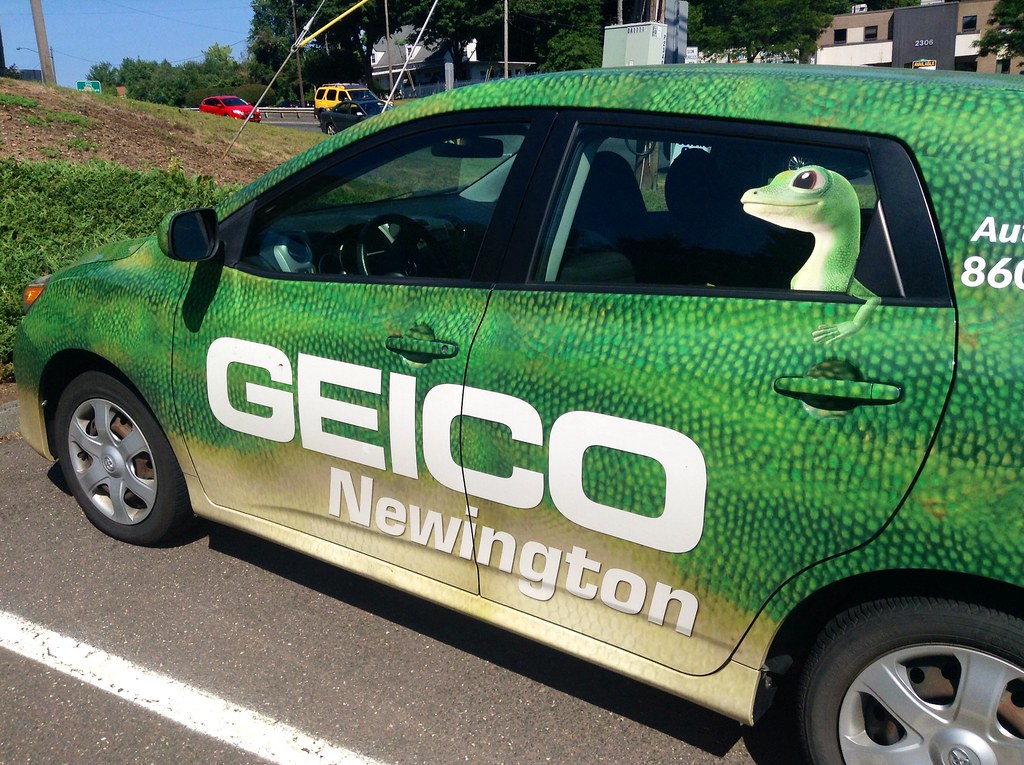 Geico Insurance Gecko Car Geico Insurance Gecko Car, 8/201… Flickr