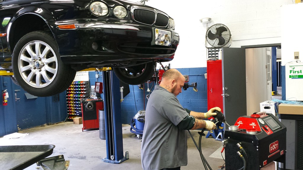 Steves Auto Repair and Tire Jaguar Transmission Flush Flickr