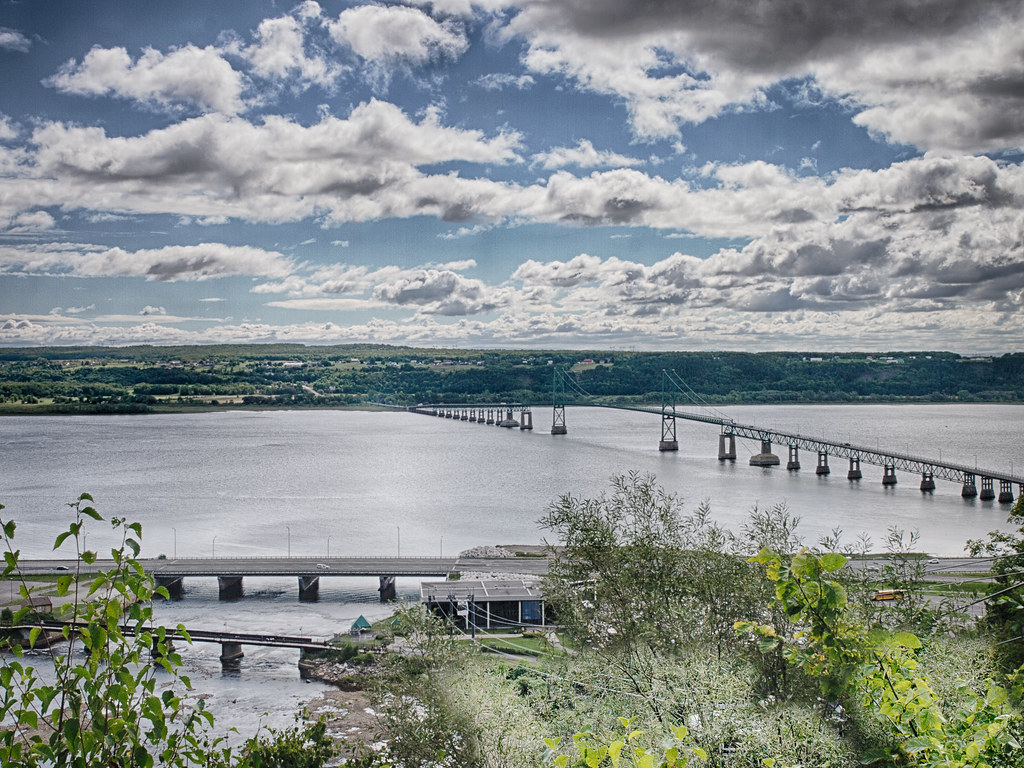 Elevation of Île Enchanteresse, SainteBrigittedeLaval, QC G0A 3K0