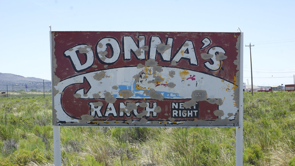 Wells, Nevada Donna's Ranch Sign Steve Jerman Flickr