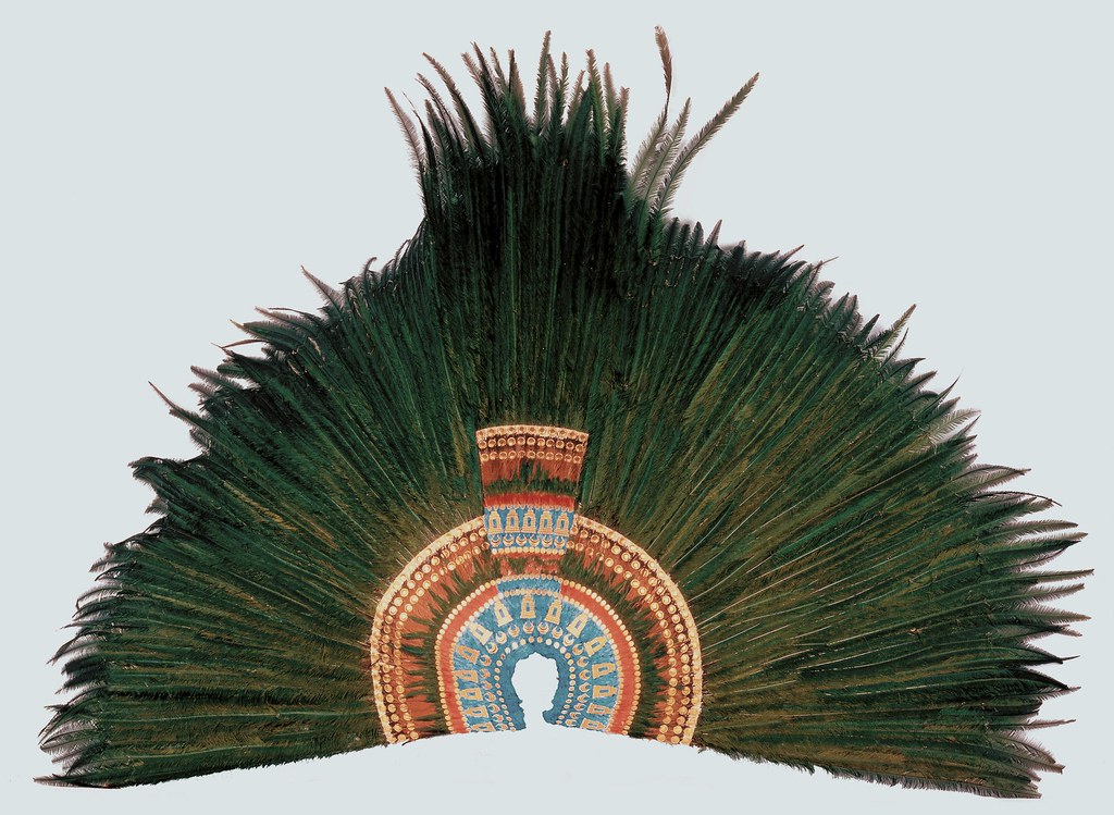 Ruler's feather headdress (probably Motecuhzoma II's) Flickr
