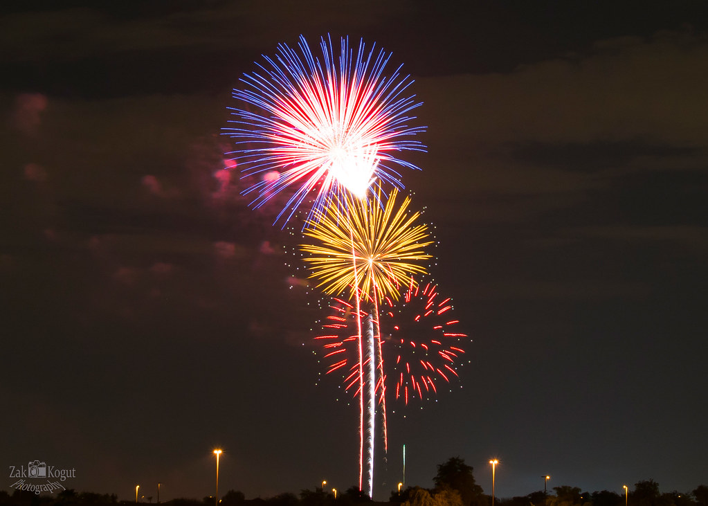 Fireworks Fireworks over Gilbert, Arizona NoobieNikon Flickr