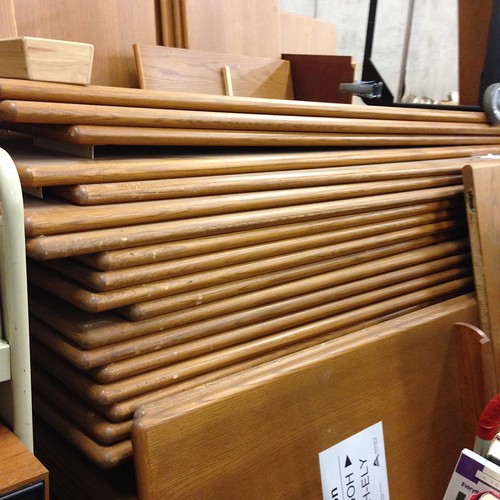 library shelving end caps Val Donnell Flickr