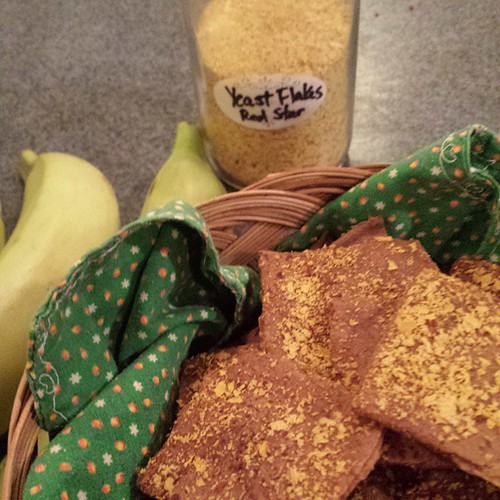 Herb Plantain Crackers with nutritional yeast. I baked the… Flickr