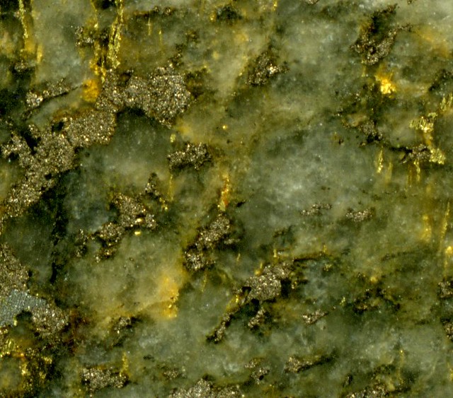 Gold ore (Homestake Mine, Black Hills, South Dakota, USA) … Flickr