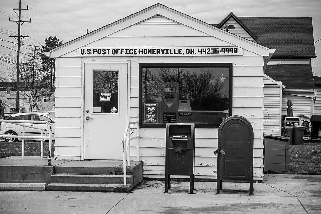 Homerville Post office Shot while driving down old rt 224 Flickr