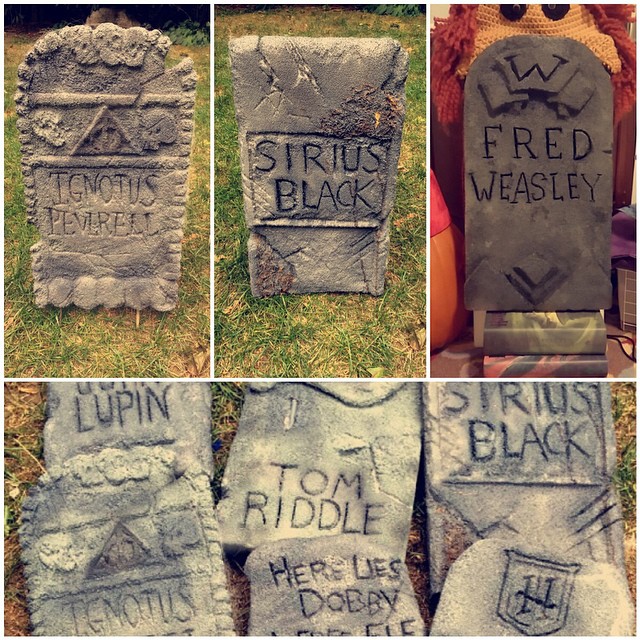 Harry Potter themed Halloween Yard Decorations...I'm getti… Flickr