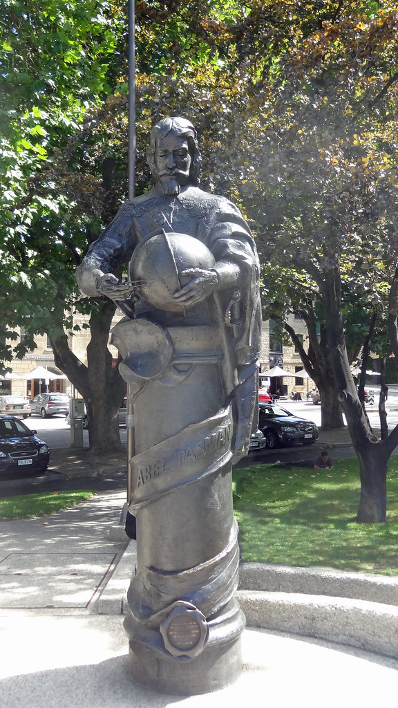 Sculpture of Abel Tasman in Hobart, Tasmania More details … Flickr