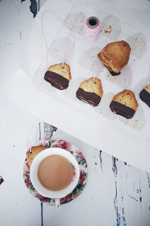 Chocolate Dipped Earl Grey Tea Bag Biscuits Recipe Flickr