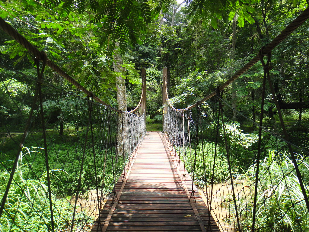 Rope Bridge at Mae Sa Waterfall I G Flickr