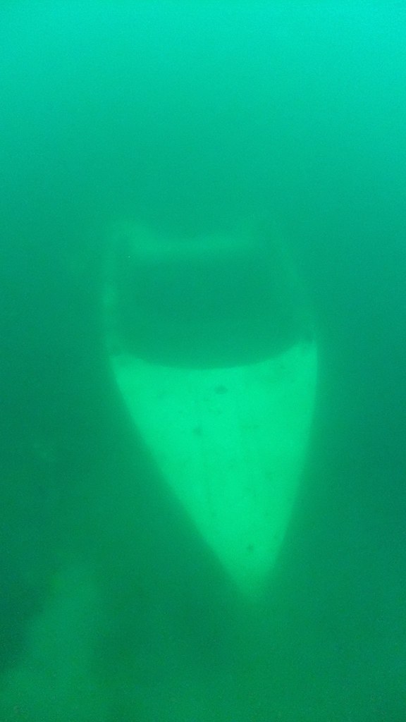 [Preston Hill Quarry] Sunken white speedboat (4693) Flickr