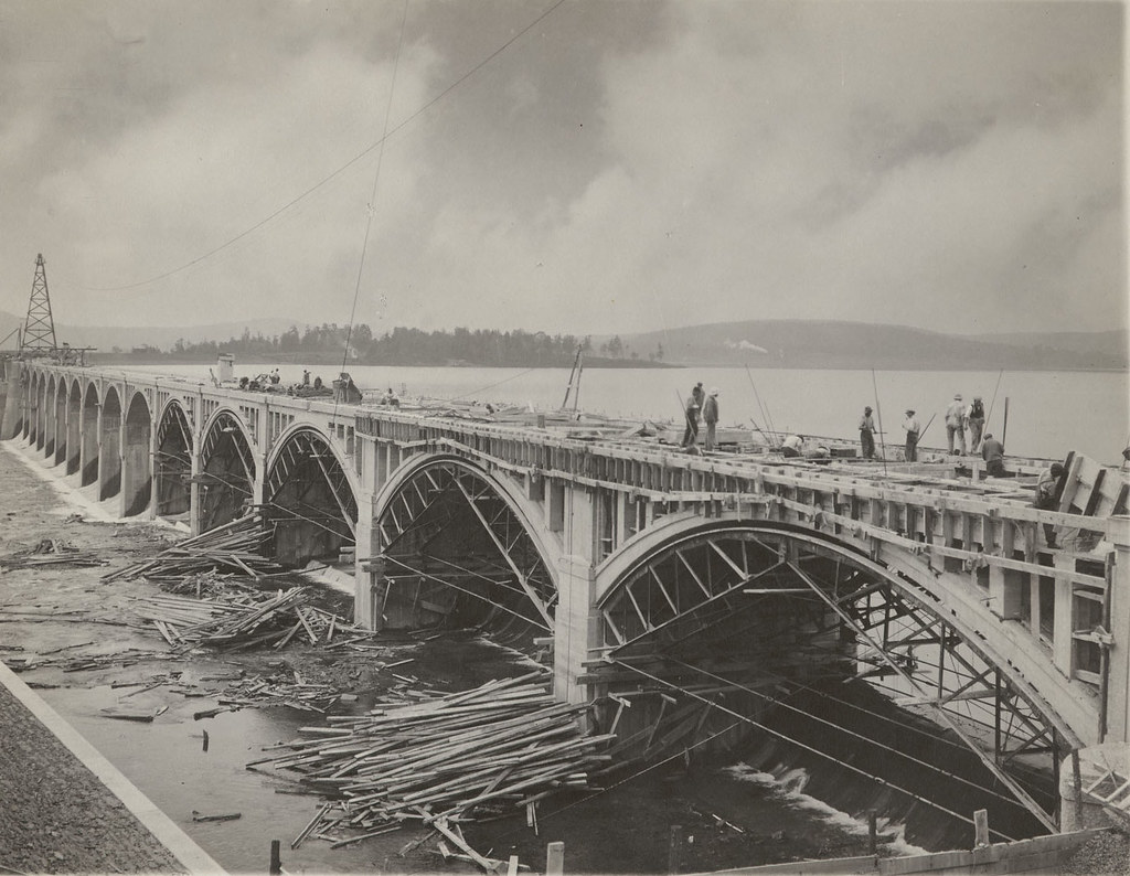 East Basin Side of Ashokan Bridge Out of the Archives Vie… Flickr