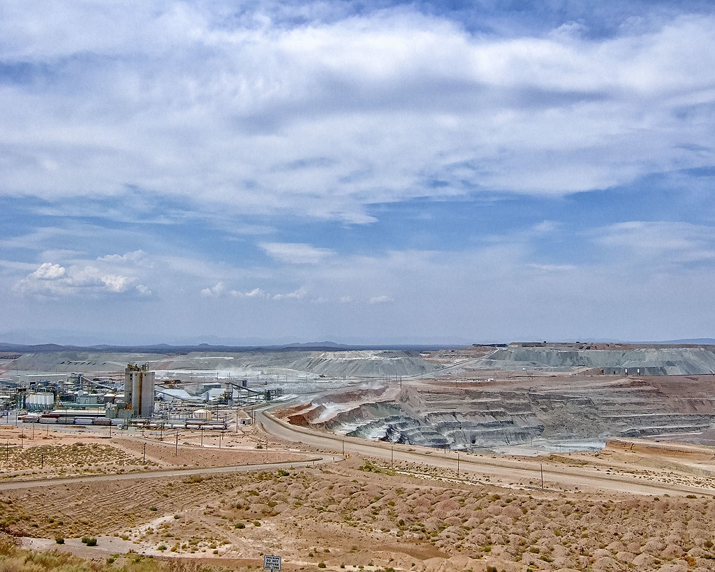 borax open pit mine. boron, ca. 2006. reprocessing old fil… Flickr