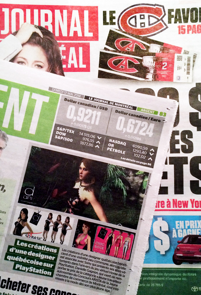 20140516 JOURNAL DE MONTREAL newspaper talk about Dani M… Flickr