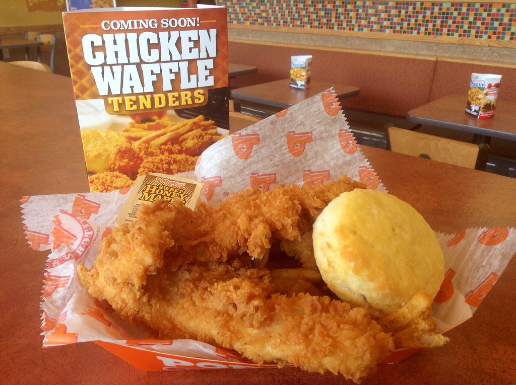 Popeye's "Chicken Waffle" Tenders Waffle batter different … Flickr