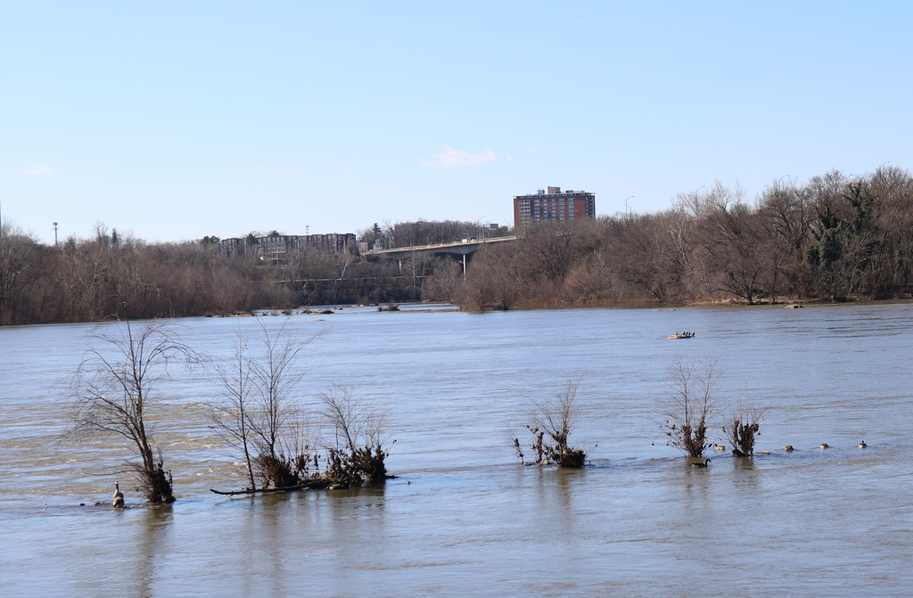 James River The James River by Brown's Island in Richmond VCU