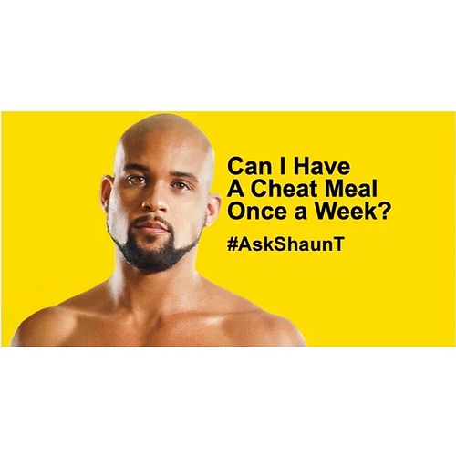 Is it really a cheat meal? Listen to what Shaun T has to s… Flickr