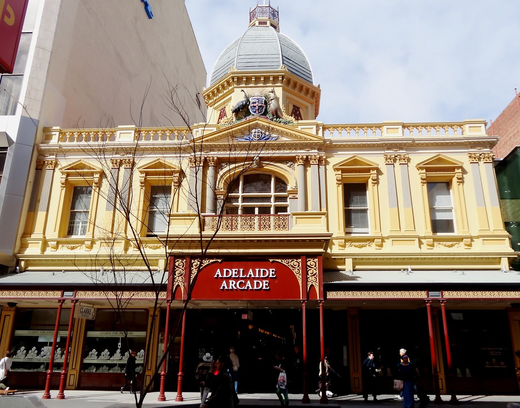 Adelaide Aracade Rundle Mall. 1885 . Octagonal dome tower … Flickr