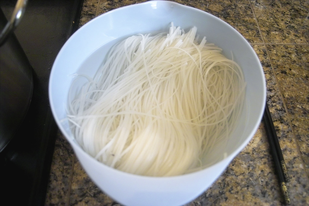 uncooked rice noodles pho is pronounced "fuh"... noodles s… Flickr
