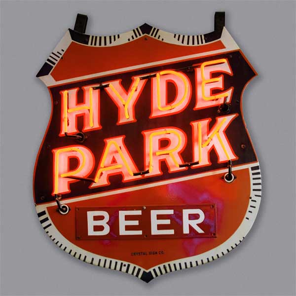 Hyde Park Beer From the collection of David Hutson. Dennis Dixson