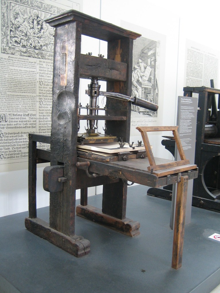 Gutenberg Press 3 description Flickr