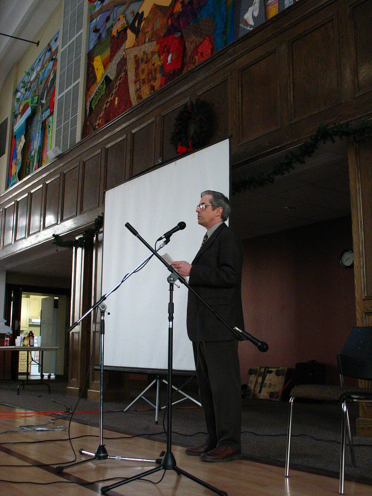 on behalf of the assembly Denis Allard gives an address on… Flickr