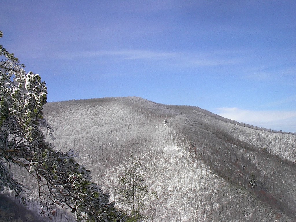 Big Frog Mountain with snow Snow above 2800 ft. Big Frog w… Flickr