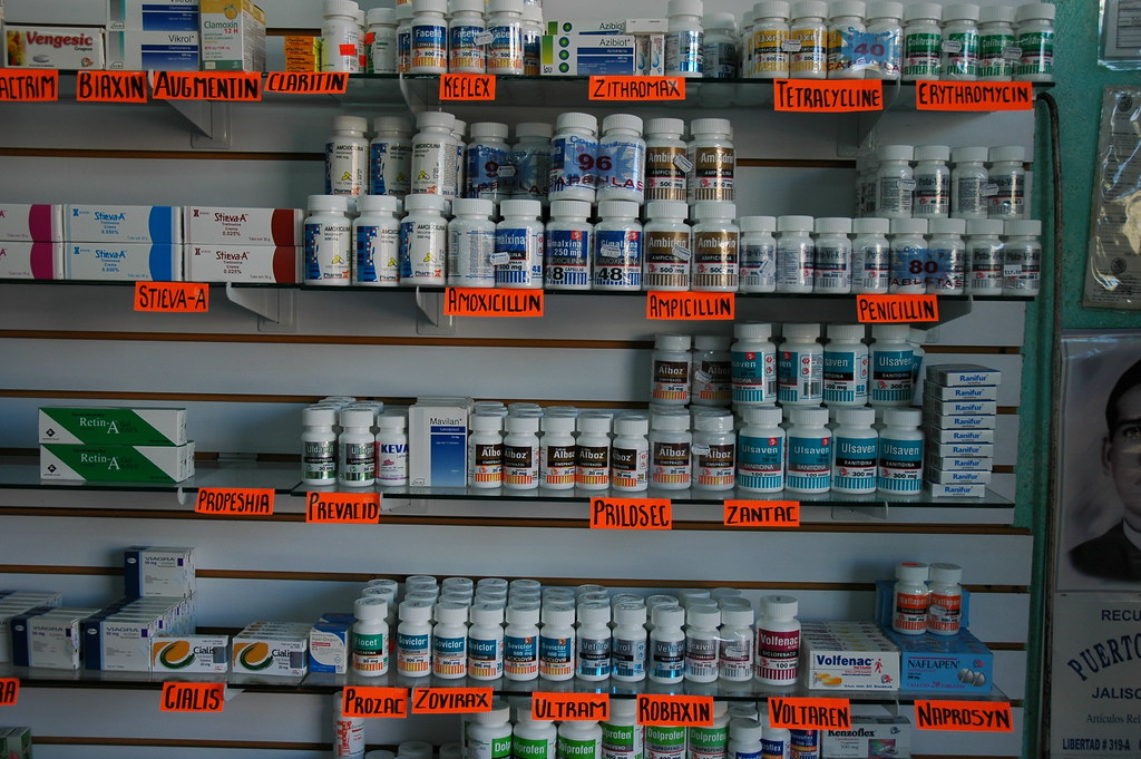Pharmacy in Puerto Vallarta Loved the tags clear, simple,… Flickr